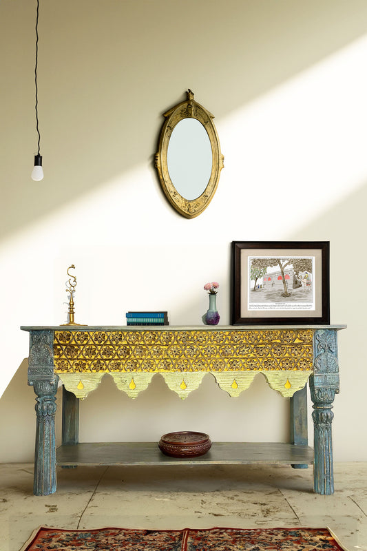 Morning Glory Console Table