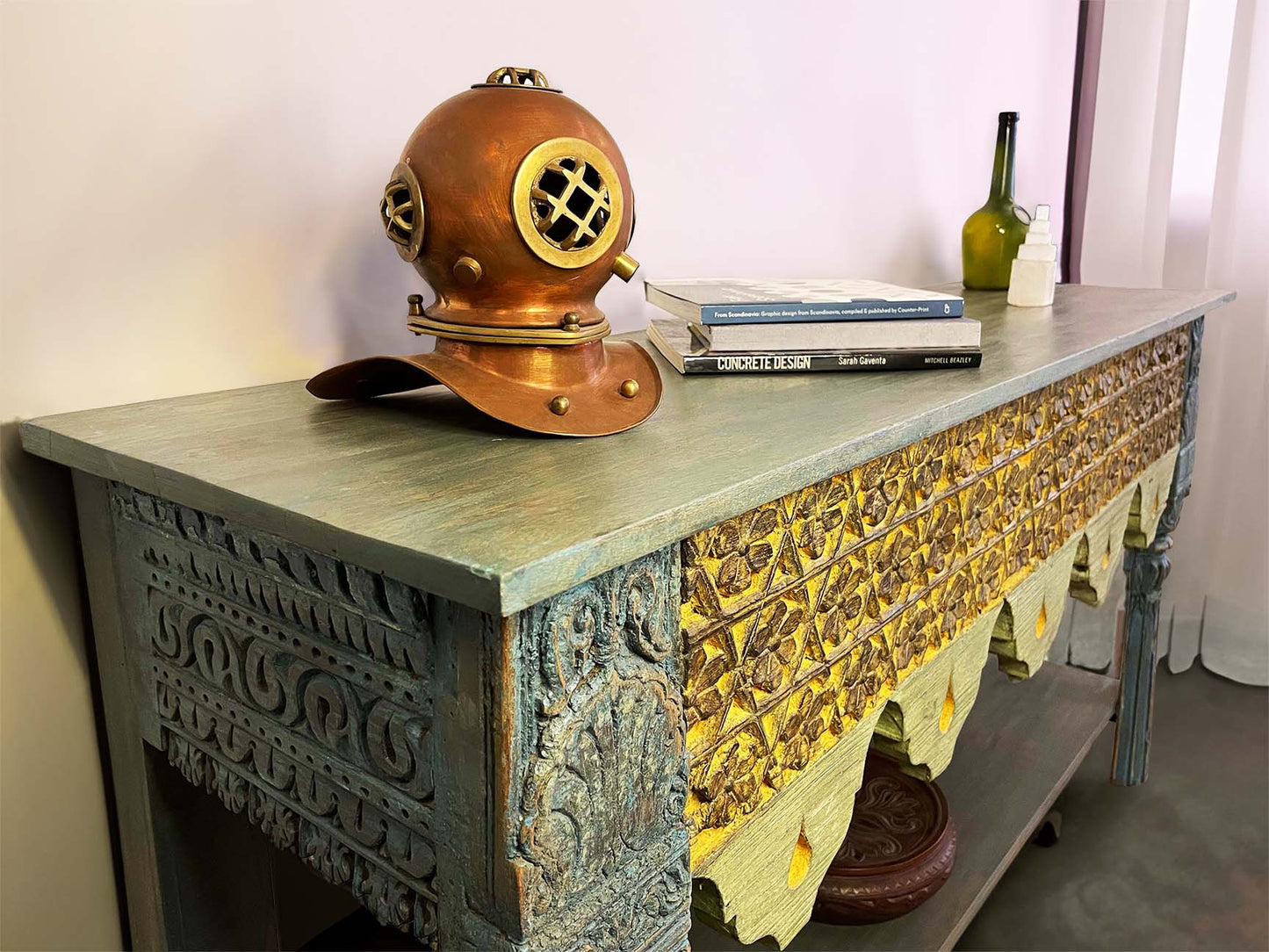 Morning Glory Console Table