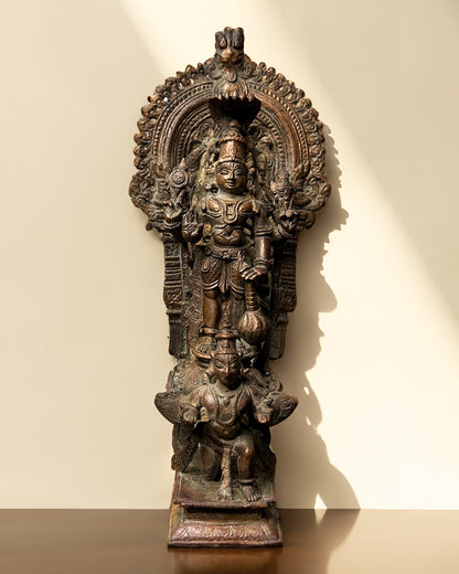 Vishnu and Garuda